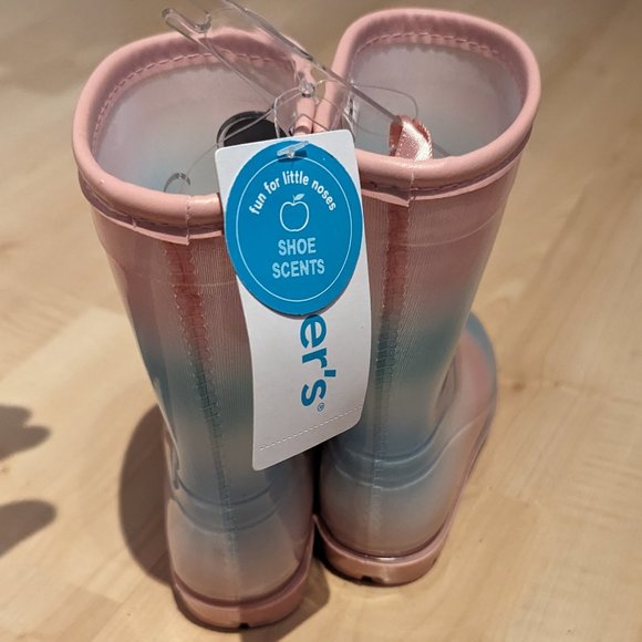 Carter's Toddler Girls Daisy Rain Boots - Infant, Brand New, Never Worn! - Picture 3 of 6